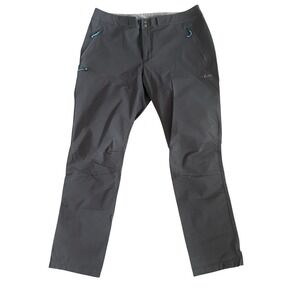RAB Incline AS Softshell Pants Women's Gray Mountaineering Hiking Large Outdoor